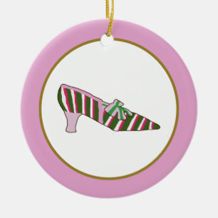 Ornamento cerámico Marie Antoinette Shoe