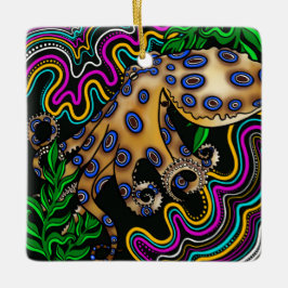 Ornamento cerámico Octopus