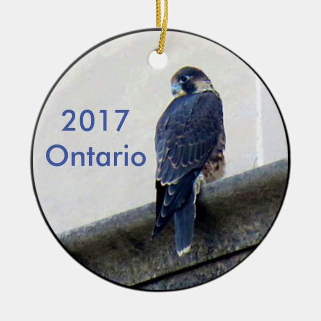 Ornamento cerámico Ontario 2017 (Frente)