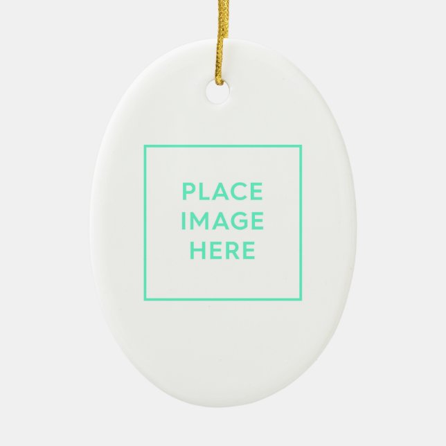 Ornamento cerámico oval (Frente)