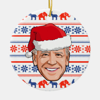 Ornamento cerámico para Navidades Joe Biden
