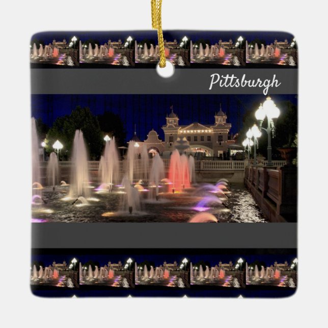 Ornamento cerámico perdido Kennywood - Pittsburgh (Anverso)