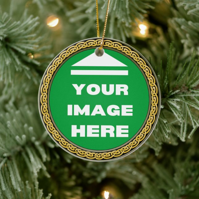 Ornamento cerámico - Personalizado - Añadir imagen (Árbol)