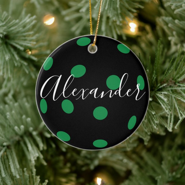 Ornamento cerámico personalizado de bolas de pollo (Árbol)