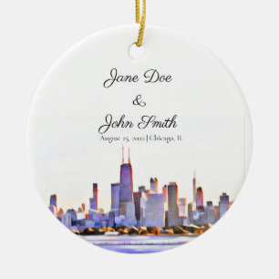 Ornamento cerámico personalizado de la línea aé