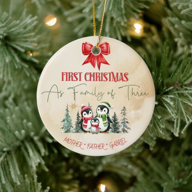 Ornamento Cerámico Personalizado De Navidad - Prim (Árbol)