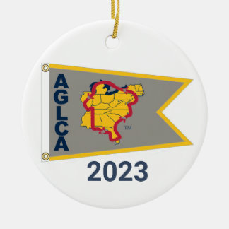 Ornamento cerámico Platinum Burgee (2023)