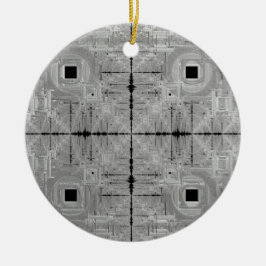 Ornamento cerámico Serenade Plata