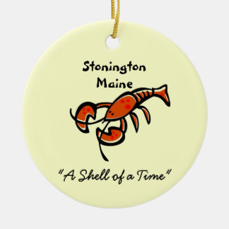Ornamento cerámico Stonington Maine Lobster
