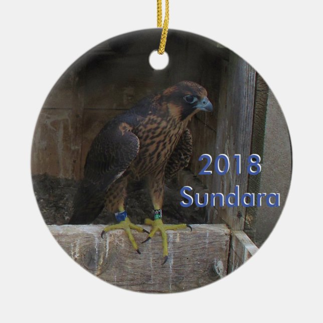 Ornamento cerámico Sundara 2018 (Frente)