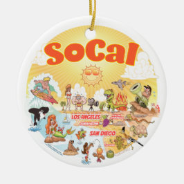 Ornamento cerámico Sunny California