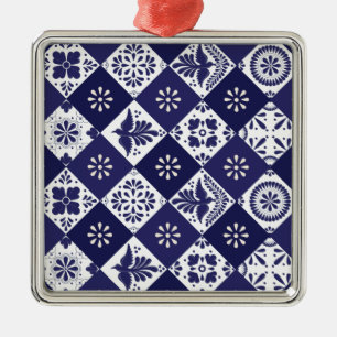 Ornamento cerámico Talavera Tile mexicano