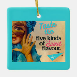 Ornamento cerámico Vintage Voices