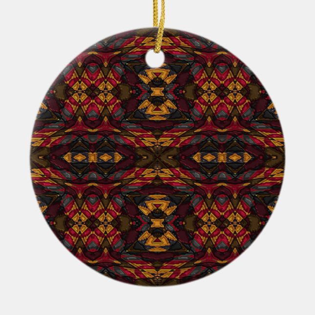 Ornamento cherokee del navidad (Frente)