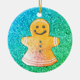 Ornamento Chica Turquoise Gingerbread