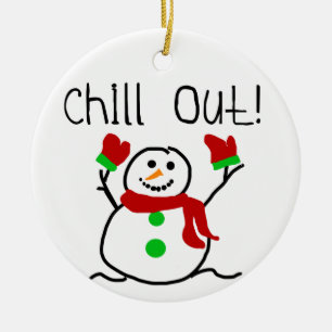 Ornamento Chill Out Snowman Keepsake
