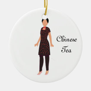Ornamento chino del recuerdo del té del
