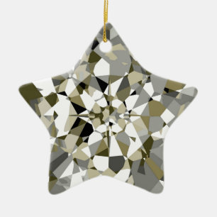 Ornamento chispeante de la estrella del diamante
