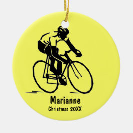 Ornamento ciclista personalizado