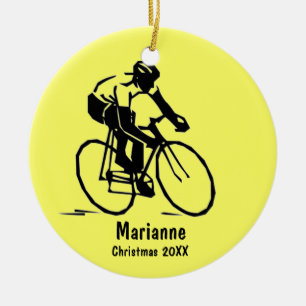 Ornamento ciclista personalizado