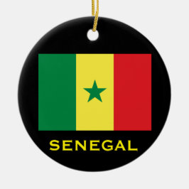 Ornamento circular del navidad de Senegal