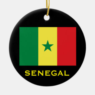 Ornamento circular del navidad de Senegal