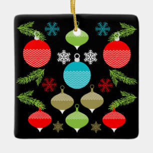 Ornamento clásico de bauble navideño