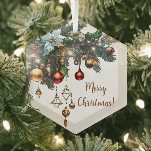 Ornamento clásico de Navidad (in situ)