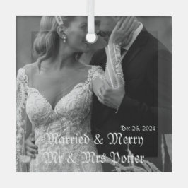 Ornamento clásico de vidrio para Navidades