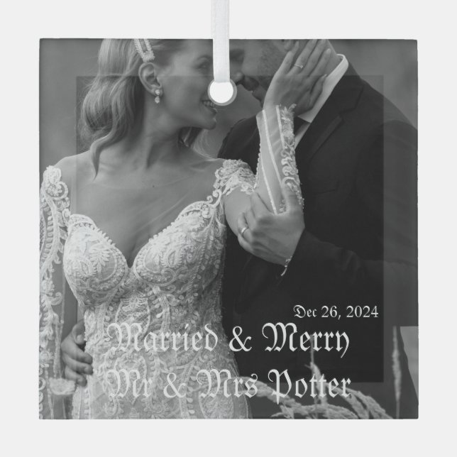 Ornamento clásico de vidrio para Navidades (Anverso)