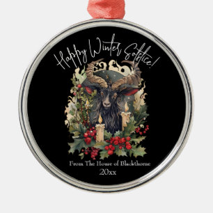 Ornamento clásico de Yule de Cabra