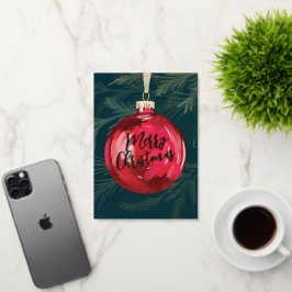 Ornamento clásico del árbol de navidad de la bola 