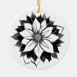 Ornamento CLÁSICO del POINSETTIA