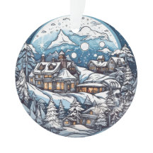 Ornamento colgante de los navidades Forest Wonderl