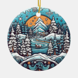 Ornamento colgante de los navidades Forest Wonderl