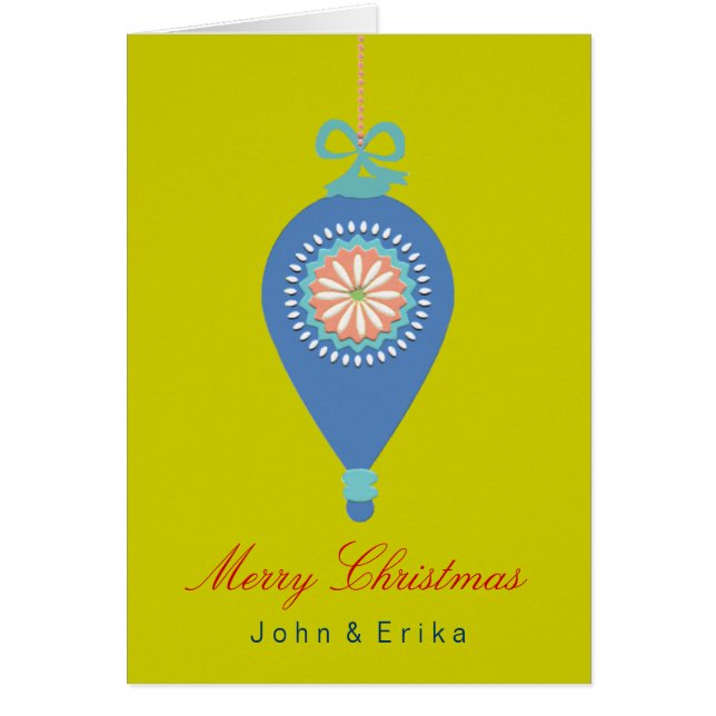 Ornamento colgante ~ Tarjeta (Frente)