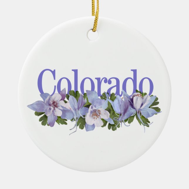 Ornamento Colorado con Columbina (Frente)