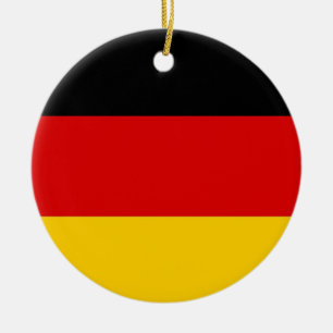 Ornamento con bandera de Alemania