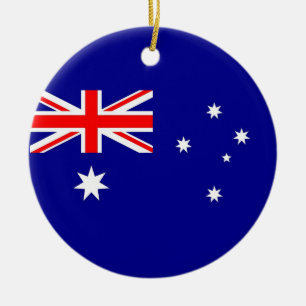 Ornamento con bandera de Australia