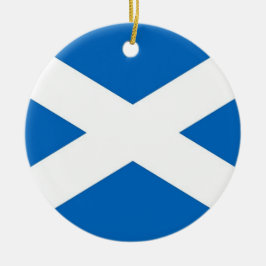 Ornamento con bandera de Escocia