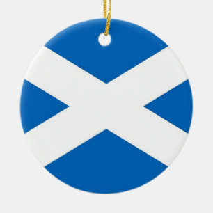 Ornamento con bandera de Escocia