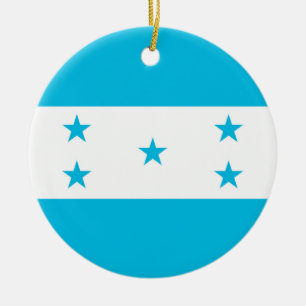 Ornamento con bandera de Honduras