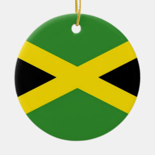 Ornamento con bandera de Jamaica