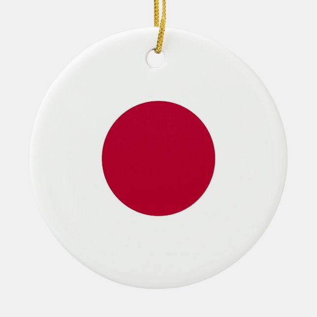 Ornamento con bandera de Japón (Frente)