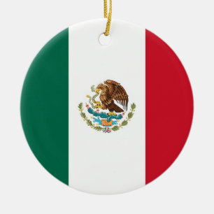 Ornamento con bandera de México