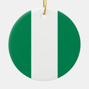 Ornamento con bandera de Nigeria