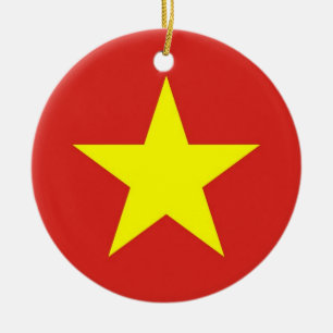Ornamento con bandera de Vietnam