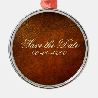 Ornamento con clase del diseñador del cuero