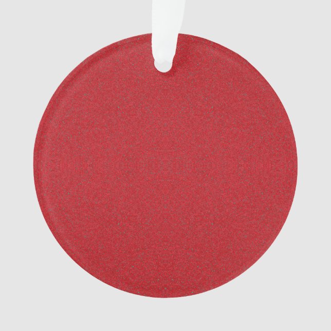 Ornamento con efecto de ruido rojo de tomate perso (Anverso)
