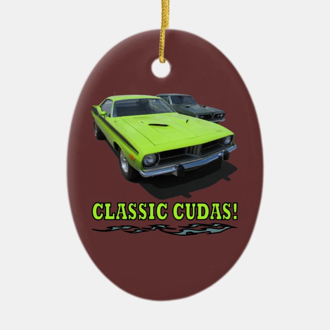 Ornamento con el diseño clásico de Cudas (Frente)